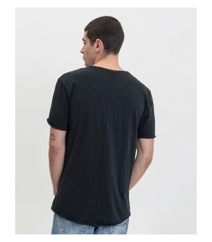 Men's T-shirt with a round neckline Gianni Lupo (MP107303-BLACK)