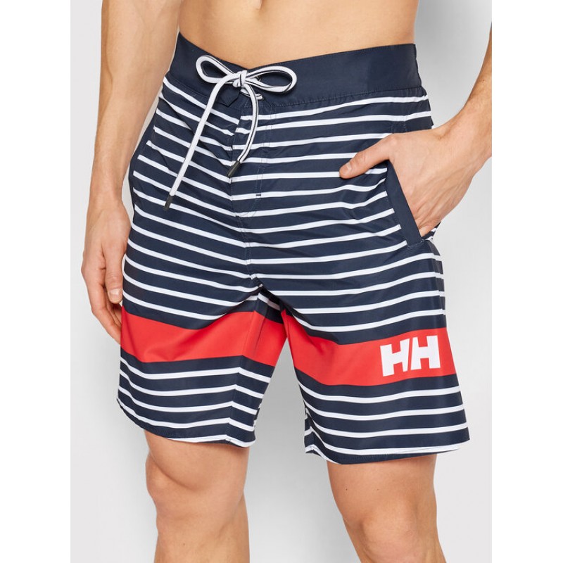Helly Hansen men's striped boardshorts (30203-597-NAVY)