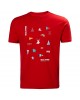 Men's T-shirt with a round neckline Helly Hansen (34222-162-RED)