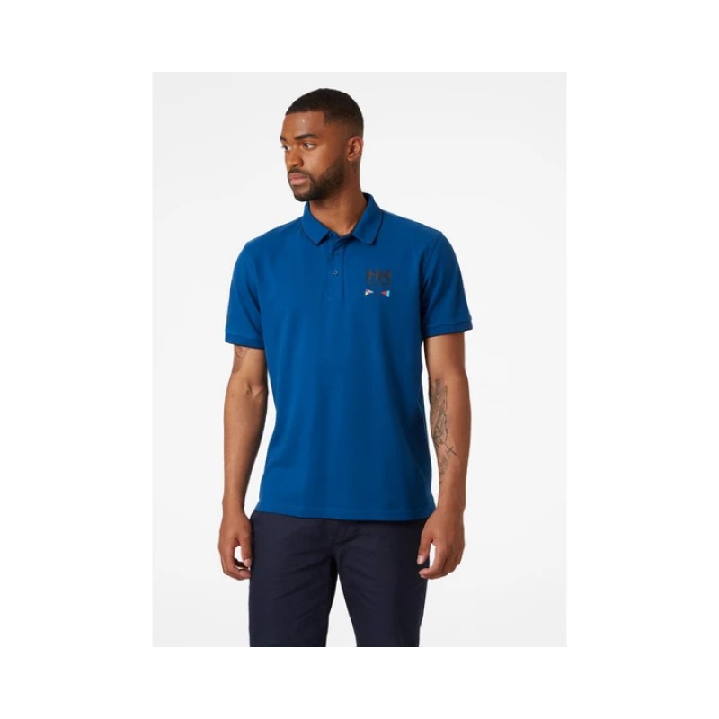 Men's polo T-shirt Helly Hansen (34248-606-DEEP-FJORD-BLUE)