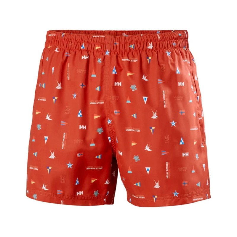 Helly Hansen men's swim trunks (34253-162-RED)