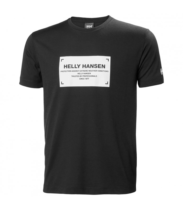 Men's T-shirt with a round neckline Helly Hansen (53704-990-BLACK)
