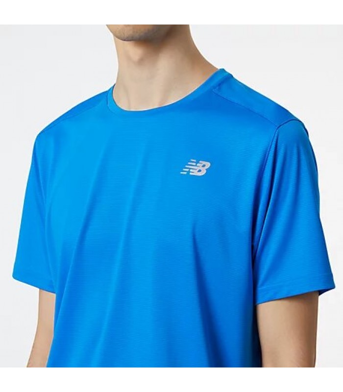 Men's T-shirt with a round neckline New Balance (MT03203-SBU-SERENE-BLUE)
