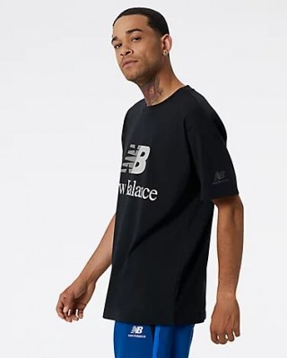 Men's T-shirt with a round neckline New Balance (MT21529-BK-BLACK)