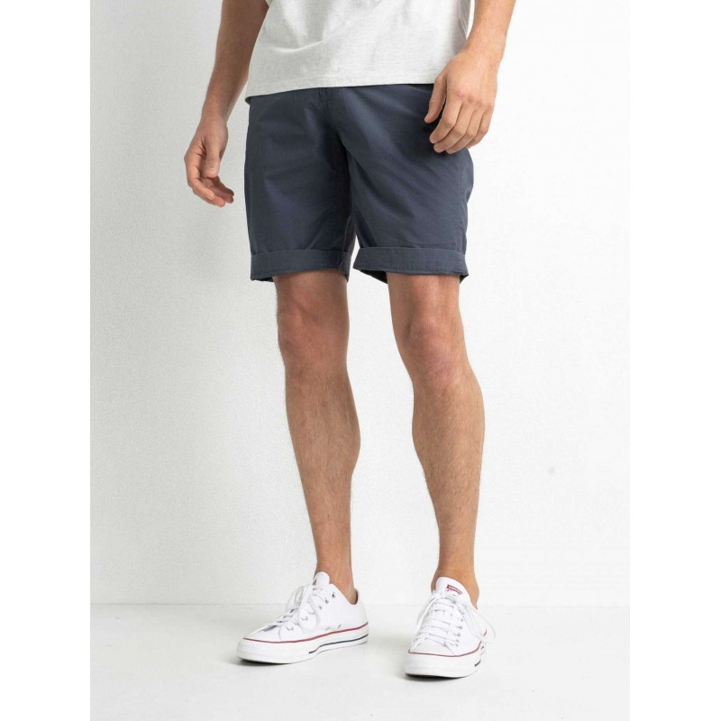 Petrol Industries men's chinos  shorts with zipper and belt (M-1020-SHO501-9073-RAVEN-GREY)