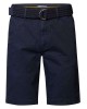 Petrol Industries men's chinos  shorts with zipper and belt (M-1020-SHO504-5152-MIDNIGHT-NAVY)