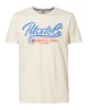 Men's T-shirt with a round neckline Petrol Industries (M-1020-TSR600-0105-SKY-WHITE)