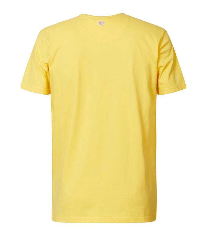 Men's T-shirt with a round neckline Petrol Industries (M-1020-TSR601-1095-FRESH-LEMON-YELLOW)