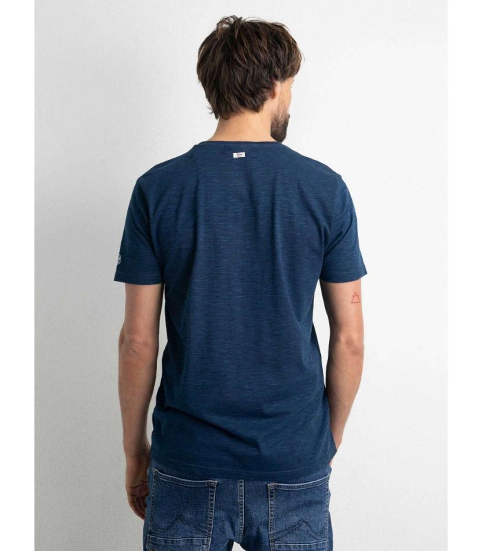 T-shirt ανδρικό με κουμπάκια Petrol Industries (M-1020-TSR620-5082-PETROL-BLUE)
