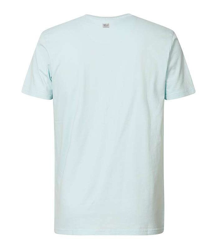 Men's  T-shirt with a round neckline Petrol Industries (M-1020-TSR636-5136-SURVIVAL-BLUE)