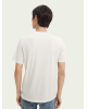 Men's T-shirt with a round neckline Scotch & Soda (164519-0102-DENIM-WHITE)