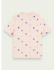 Men's T-shirt with a round neckline Scotch & Soda (164527-0219-COMBO-C-PINK)