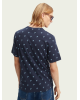 Men's T-shirt with a round neckline Scotch & Soda (164527-0221-COMBO-E-BLUE)