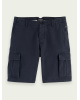 Scotch & Soda men's cargo shorts with button closure (164566-0004-NAVY)