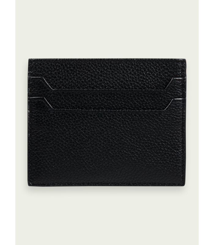 Unisex leather cardholder Scotch & Soda (165280-0008-BLACK)