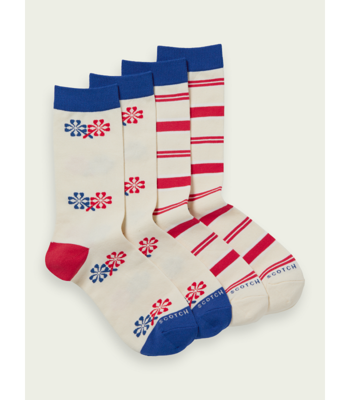 Scotch & Soda men's socks (2pack) (165285-0218-COMBO-B-MULTICOLOUR)