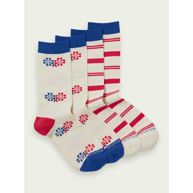 Scotch & Soda men's socks (2pack) (165285-0218-COMBO-B-MULTICOLOUR)
