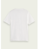 Men's T-shirt with a round neckline Scotch & Soda (165926-0102-DENIM-WHITE)