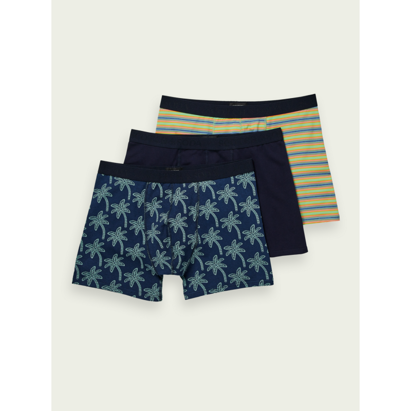 Men's boxer shorts (3pack) Scotch & Soda (168484-0218-COMBO-B-MULTICOLOUR)
