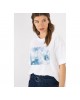Tiffosi women's T-shirt with round neckline (10043936-LAGO-110-WHITE)