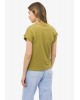 T-shirt γυναικείο με στρογγυλή λαιμόκοψη Tiffosi (10043966-SANTANDER-838-OLIVE)