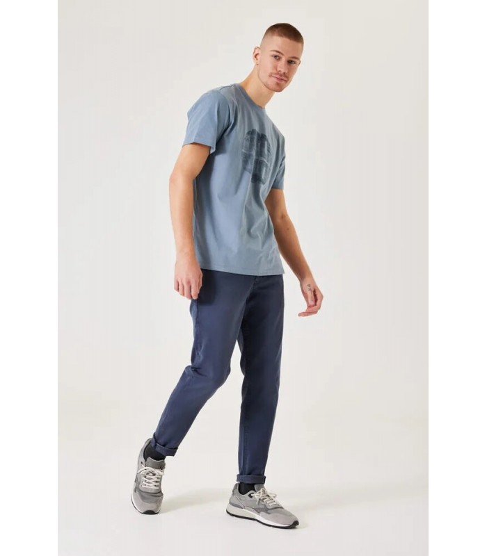 Men's T-shirt with a round neckline Garcia Jeans (B31201-4815-STONE-BLUE)