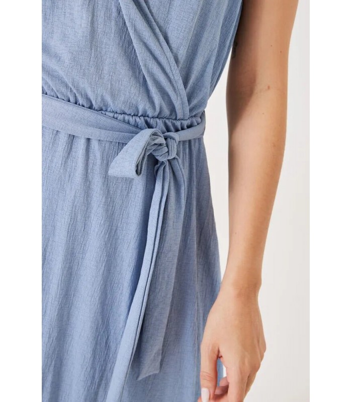 Women's long wrap dress Garcia Jeans (C30083-2613-BLUE-GRAY)