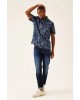 Men's short-sleeved shirt Garcia Jeans (C31091-70-MARINE-BLUE)