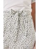 Παντελόνι γυναικείο fullprint με λάστιχο στη μέση Garcia Jeans (D30312-2389-SOFT-KIT-ECRU)