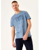 Men's T-shirt with a round neckline Garcia Jeans (D31201-4815-STONE-BLUE)
