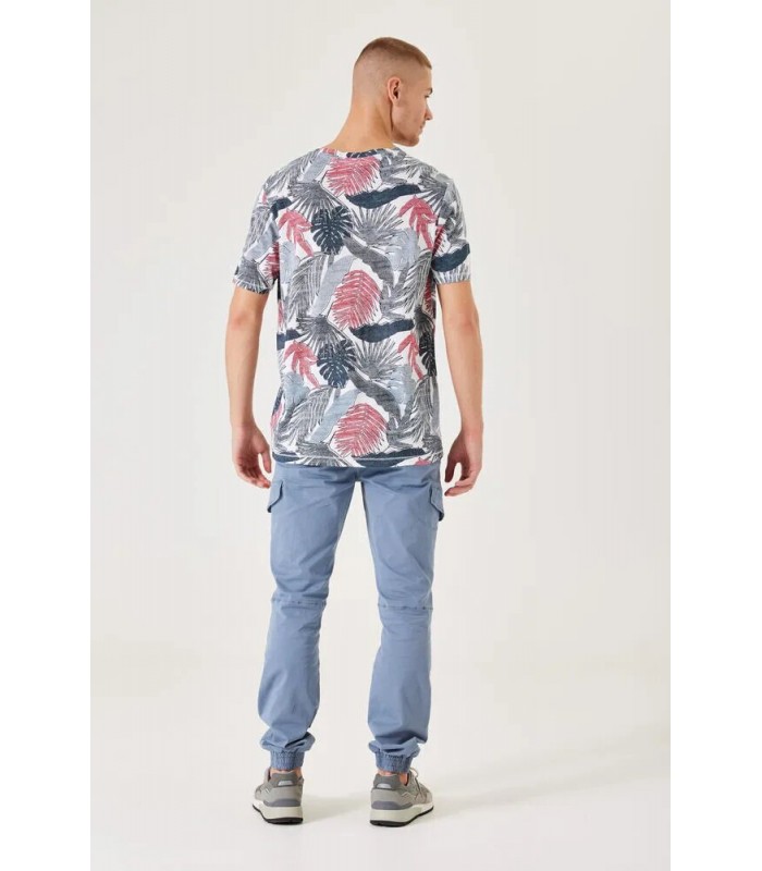 Men's T-shirt with a round neckline Garcia Jeans (D31207-50-WHITE)