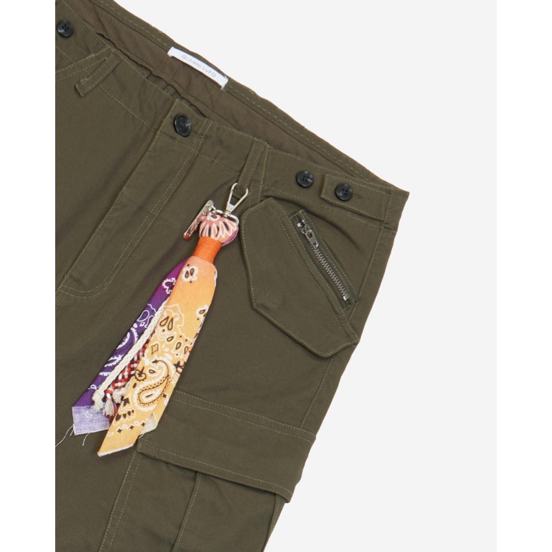 Men's slim fit cargo trousers Gianni Lupo (GL265R-GREEN)