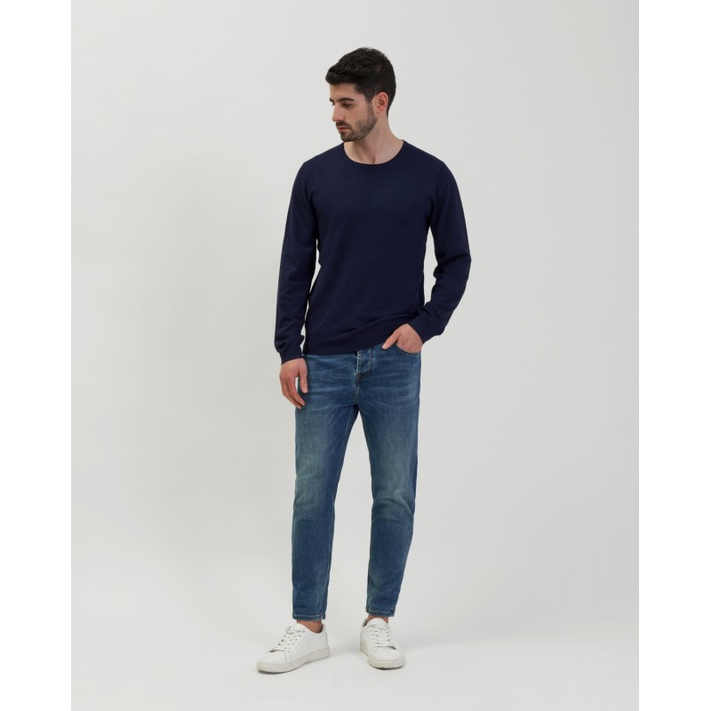 Men's carrot fit jeans Gianni Lupo (GL6099Q-BLUE)