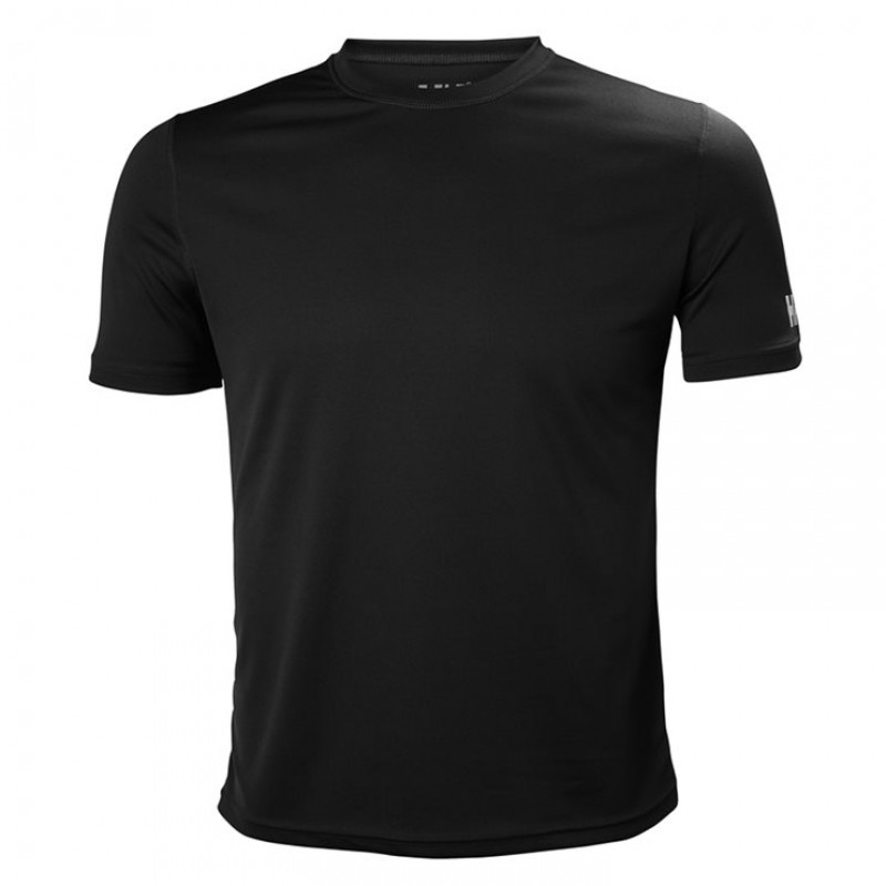 Men's technical T-shirt with a round neckline Helly Hansen (48363-980-EBONY-GREY)