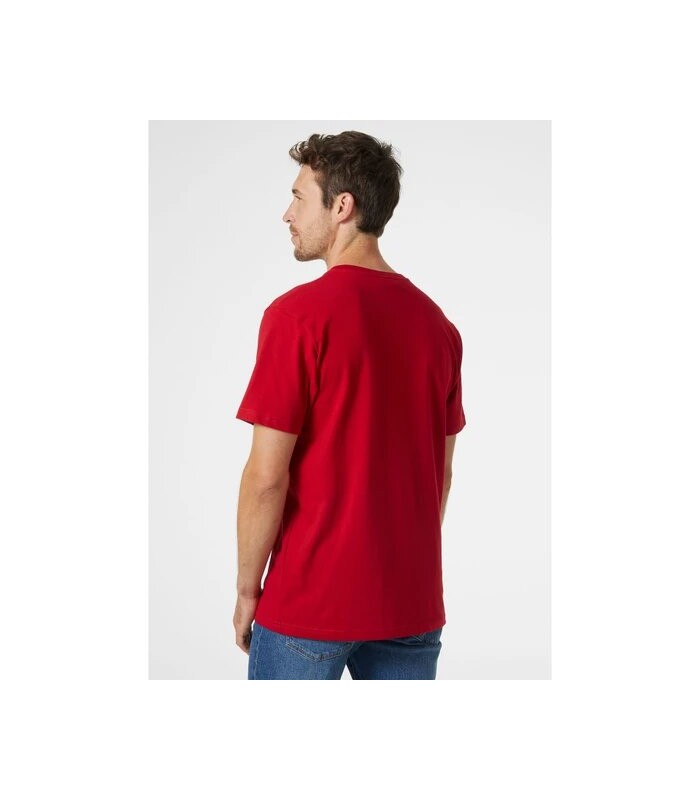 Men's T-shirt with a round neckline Helly Hansen (53285-162-RED)