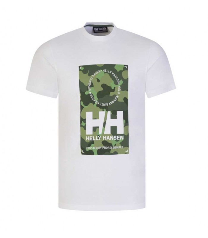 Men's T-shirt with a round neckline Helly Hansen (53976-001-WHITE)