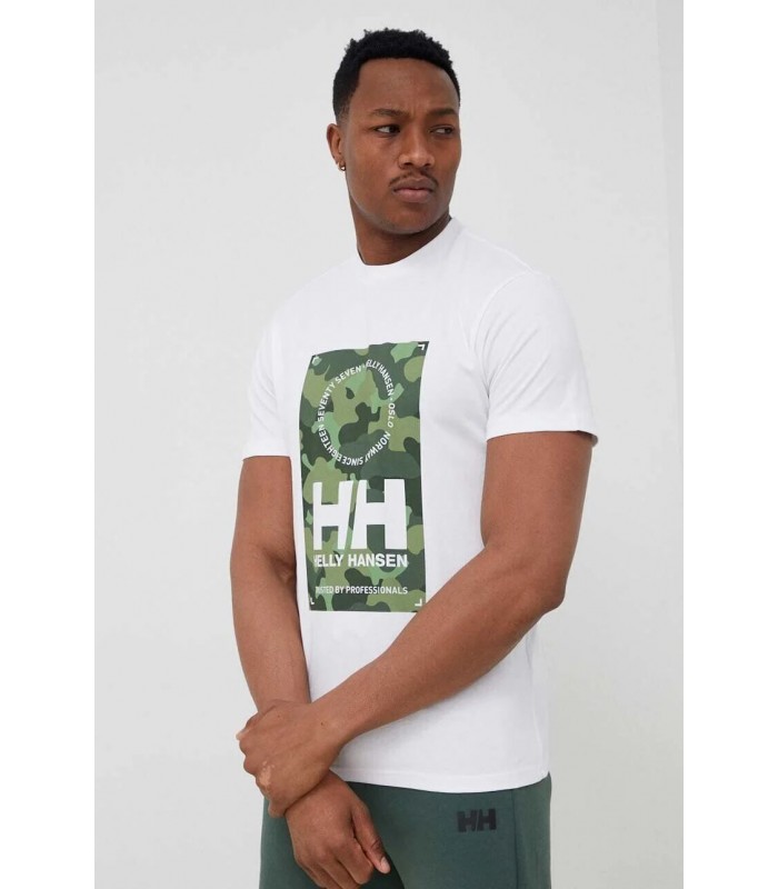 Men's T-shirt with a round neckline Helly Hansen (53976-001-WHITE)