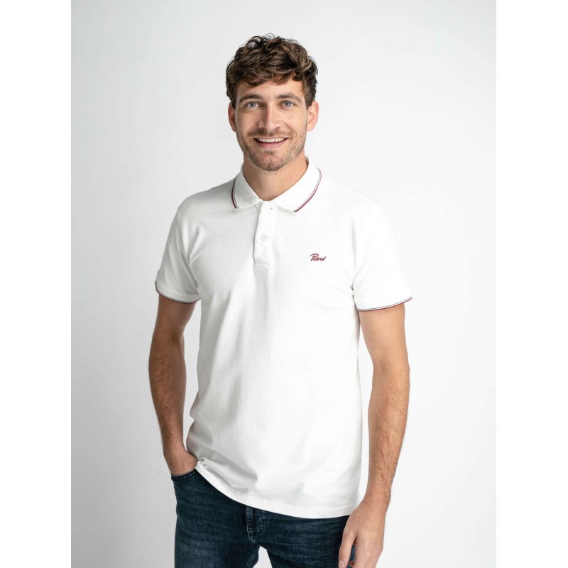 Men's polo T-shirt Petrol Industries (M-1030-POL900-0006-CHALK-WHITE)