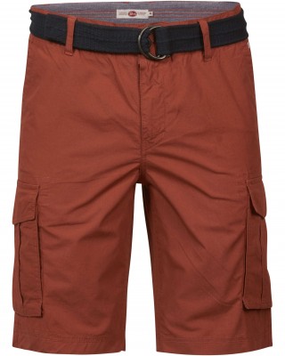 Petrol Industries men's cargo shorts with zipper and belt (M-1030-SHO500-7118-RUSTIC-BROWN)