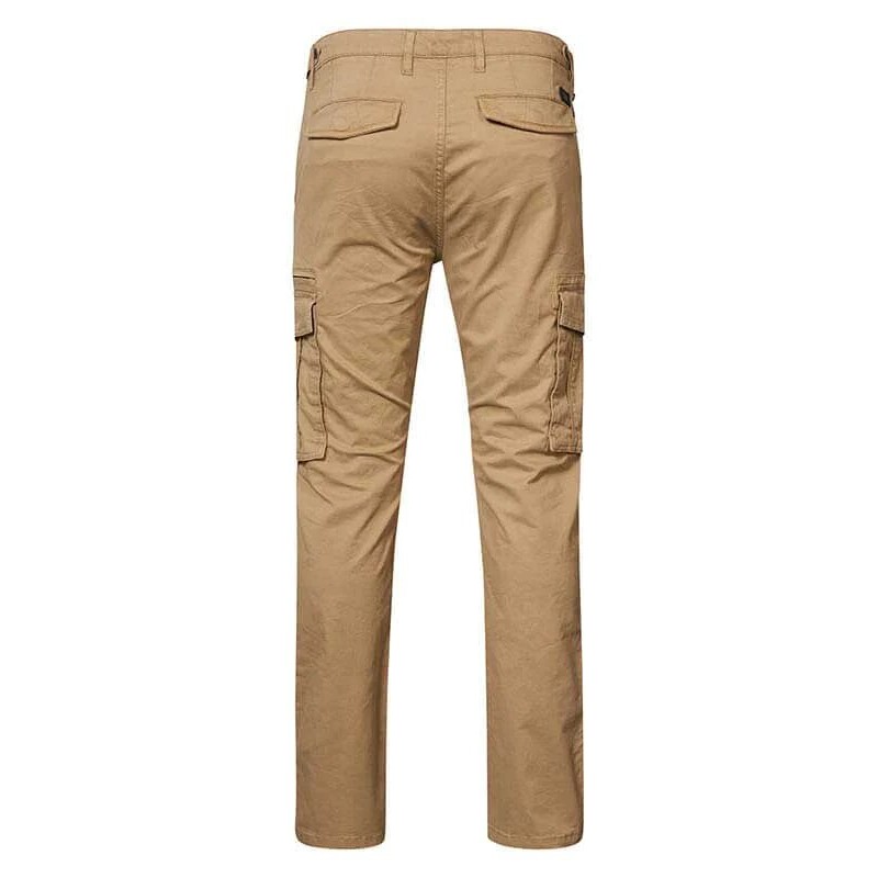Men's tapered fit cargo trousers Petrol Industries (M-1030-TRO581-7125-CONCRETE-BROWN)