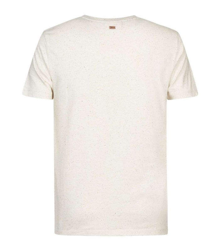 Men's T-shirt with a round neckline Petrol Industries (M-1030-TSR622-0006-CHALK-WHITE)