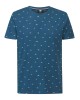 Men's T-shirt with a round neckline Petrol Industries (M-1030-TSR657-5081-STONE-BLUE)