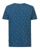 Men's T-shirt with a round neckline Petrol Industries (M-1030-TSR657-5081-STONE-BLUE)