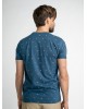 Men's T-shirt with all-over print and a round neckline Petrol Industries (M-1030-TSR639-5170-DUSTY-BLUE)