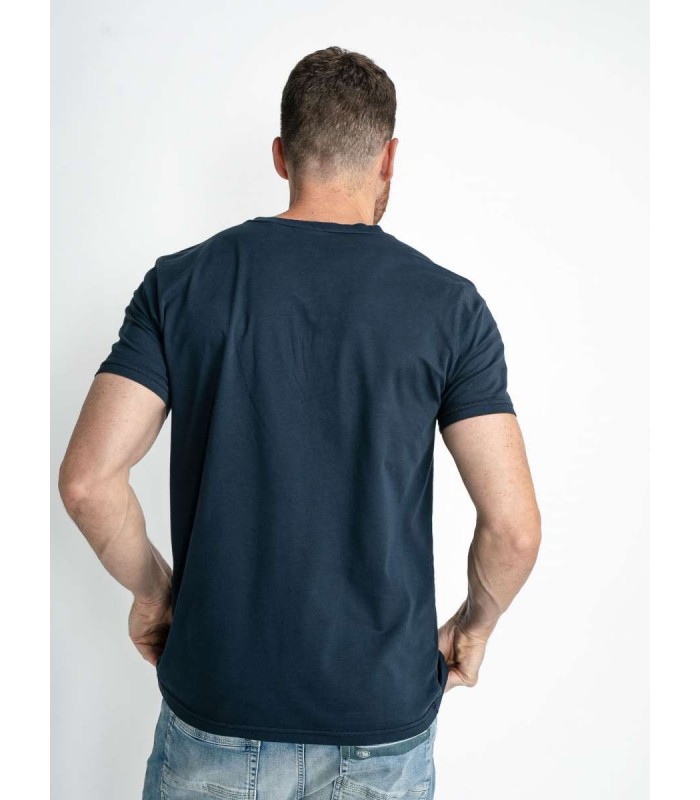 Men's T-shirt with a V-neck Petrol Industries (M-1030-TSV627-5152-MIDNIGHT-NAVY)