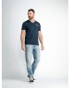 Men's T-shirt with a V-neck Petrol Industries (M-1030-TSV627-5152-MIDNIGHT-NAVY)