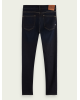 Παντελόνι ανδρικό με φερμουάρ σε skinny γραμμή Scotch & Soda (165864-1841-BEATEN-BACK-BLUE)