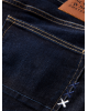 Παντελόνι ανδρικό με φερμουάρ σε skinny γραμμή Scotch & Soda (165864-1841-BEATEN-BACK-BLUE)