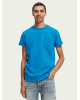 T-shirt ανδρικό με στρογγυλή λαιμόκοψη Scotch & Soda (169867-5374-IRIS-BLUE)