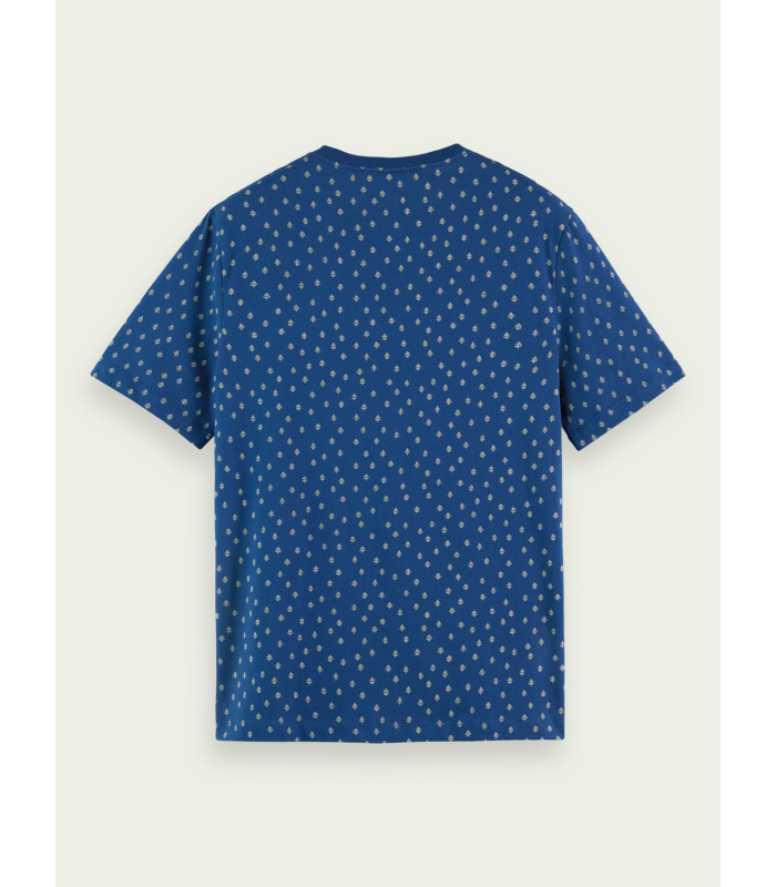 T-shirt ανδρικό με στρογγυλή λαιμόκοψη Scotch & Soda (169874-0222-COMBO-F-BLUE)